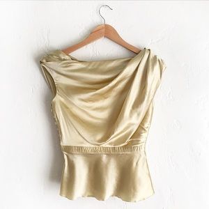 Golden Canary Silk Blouse
